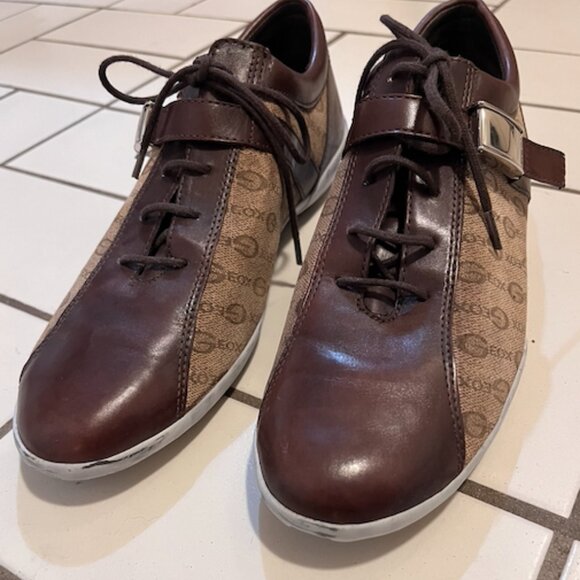 Geox -  Leather & Canvas Women's Shoes - Picture 4 of 5